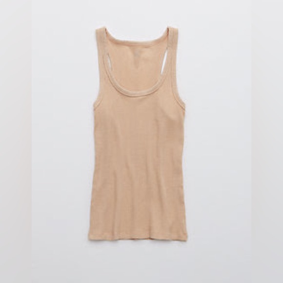 Aerie Bundle of 2- No BS waffle tank tops in Toasty and Sands size XS - Picture 5 of 6